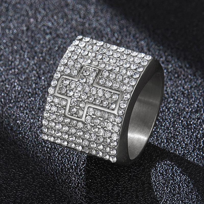 Bijoux  Femme | Bague 4G En Métal Avec Cristaux Accessoires ARGENTE