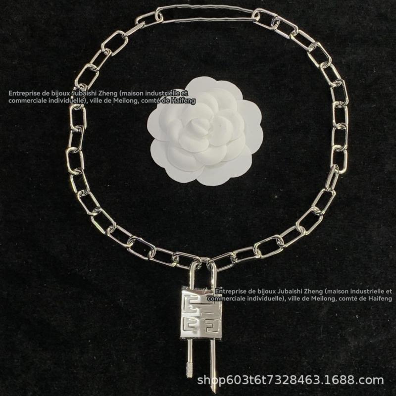 Bijoux  Femme | Collier Lock Mini En Métal Accessoires ARGENTE