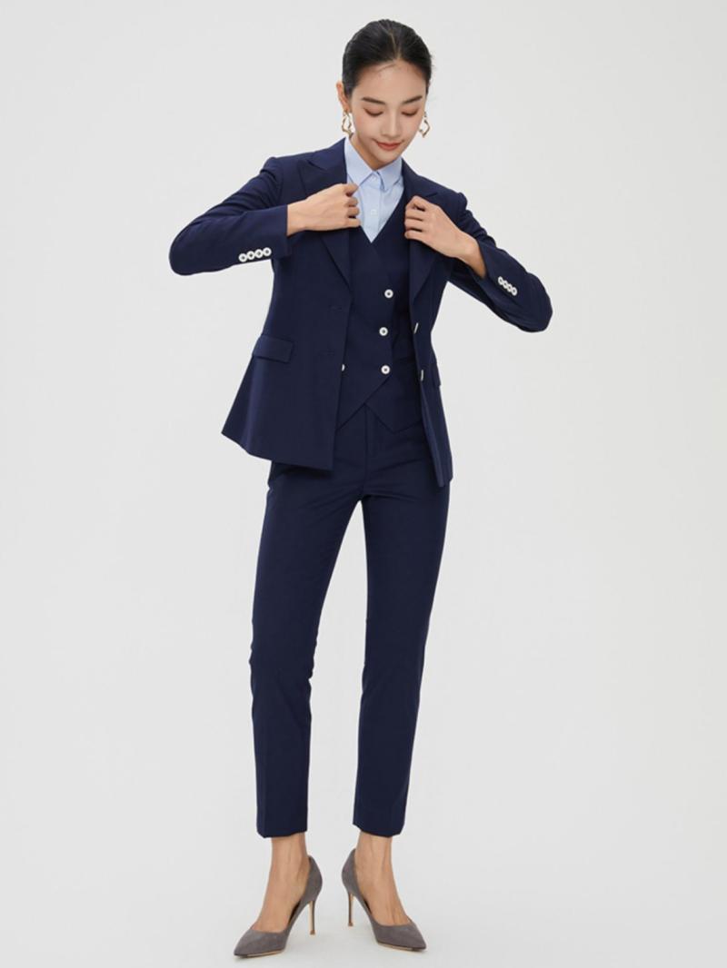 Blousons & Vestes  Femme | Veste De Costume À Double Boutonnage Blousons & Vestes Blousons & Vestes