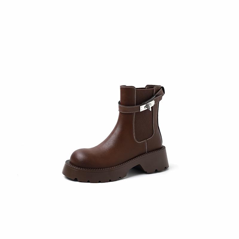 Bottines & Mocassins  Femme | Bottines Chelsea Voyou En Cuir Bottines & Mocassins Bottines & Mocassins