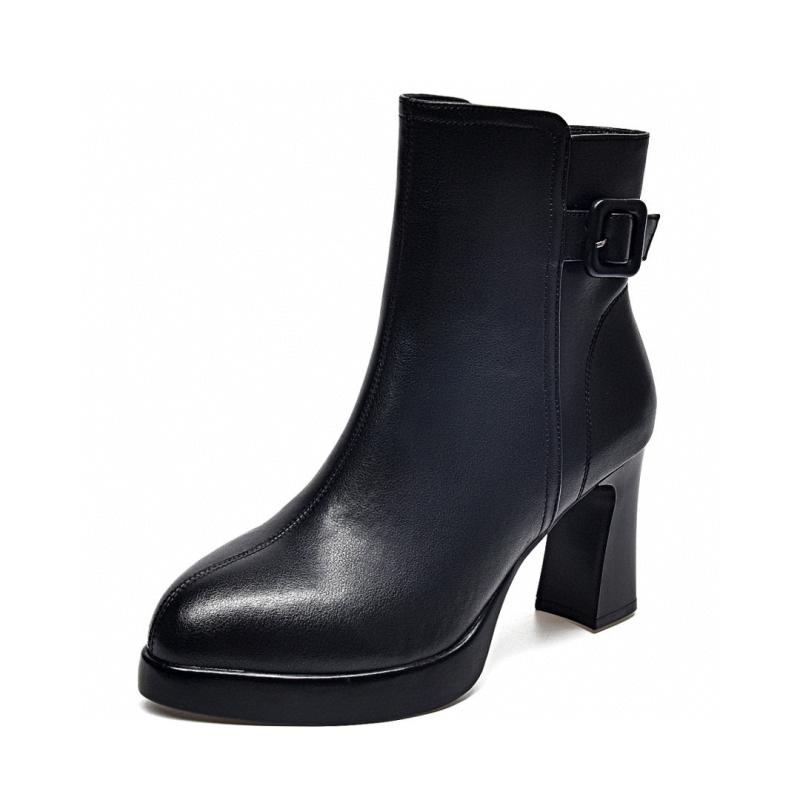 Bottines & Mocassins  Femme | Bottines Talons Cuir Vernis Bottines & Mocassins Bottines & Mocassins