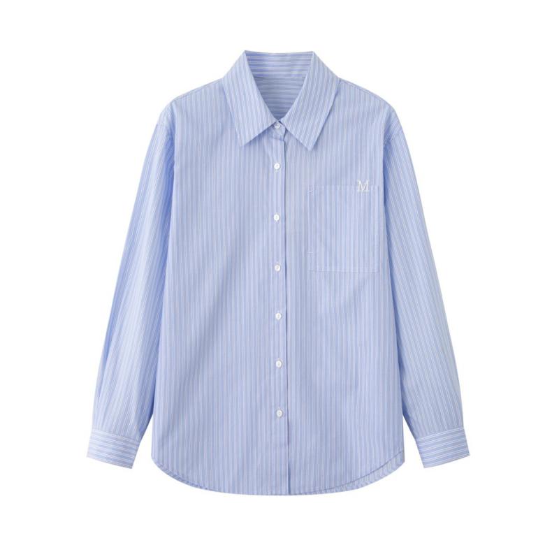 Chemises  Homme | Chemise  1952 En Coton Chemises Bleu Clair