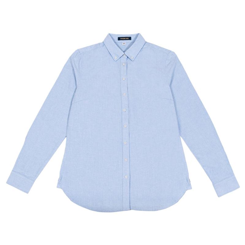 Chemises  Homme | Chemise Ajustée En Coton Stretch Chemises BLEU CIEL