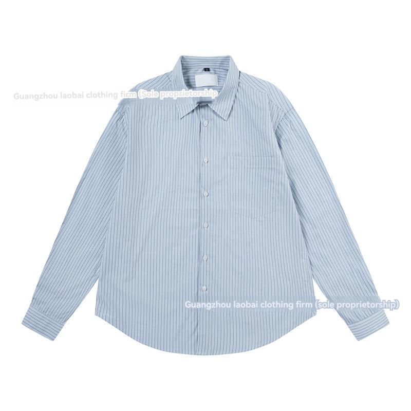 Chemises  Homme | Chemise En Coton Chemises Bleu Clair