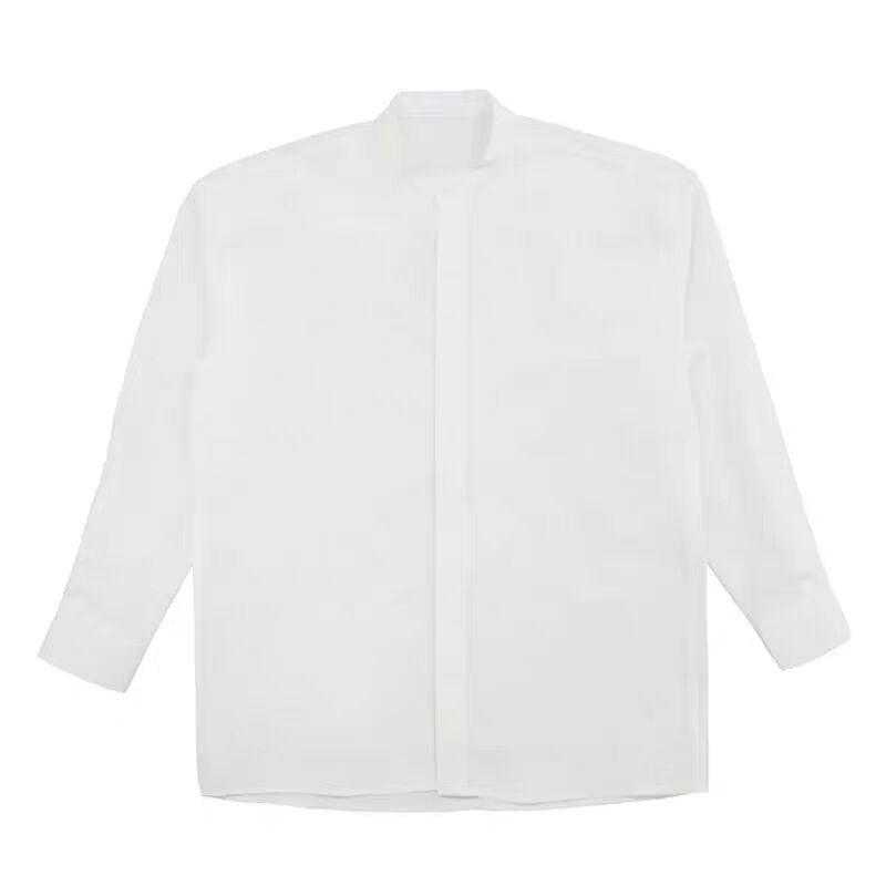 Chemises  Homme | Chemise En Popeline Avec Détails Col Chemises BLANC