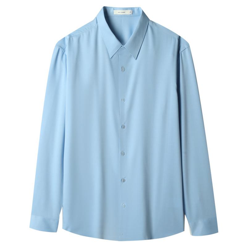 Chemises  Homme | Chemise Fluide Chemises Bleu Clair