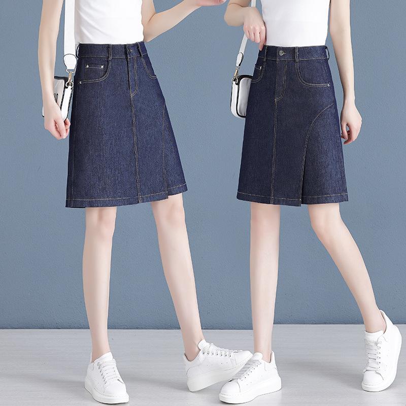 Jupes & Shorts  Femme | Jupe Denim Zippée Modulable Femme DENIM RAW