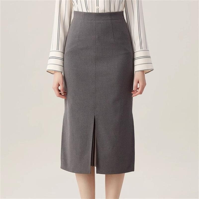 Jupes & Shorts  Femme | Jupe Droite Gris Femme Femme