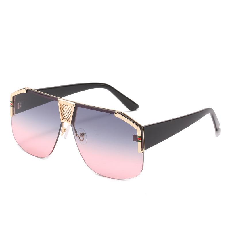 Lunettes De Soleil  Femme/Homme | Lunettes De Soleil Unisexe 4Gem En Métal Accessoires Dore