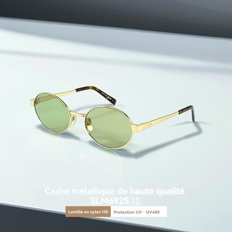 Lunettes De Soleil  Femme/Homme | Lunettes De Soleil Unisexe G Ride En Métal Et Acétate Accessoires Dore