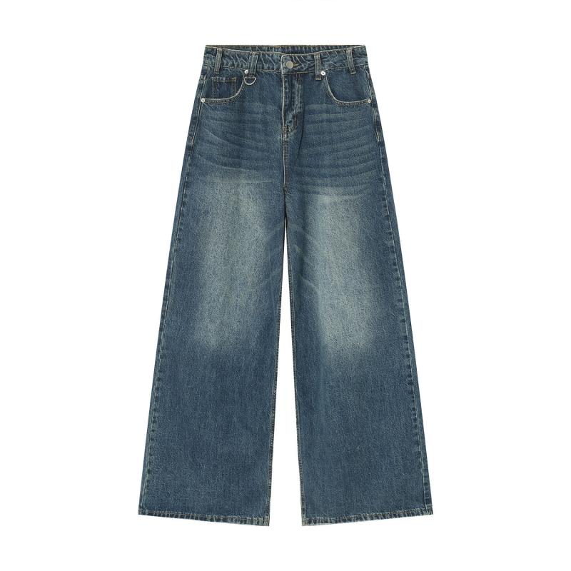 Pantalons & Jeans  Femme | Jean Double Ceinture Femme Bleu jean