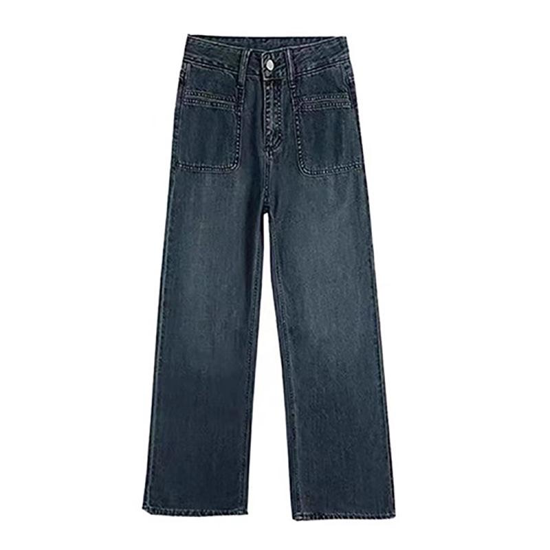 Pantalons & Jeans  Femme | Jean Flare Délavé Femme Bleu jean