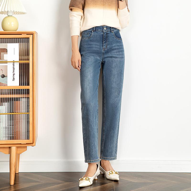 Pantalons & Jeans  Femme | Jean Toto Slim 7/8Ème Bleu Délavé Femme DENIM CLAIR