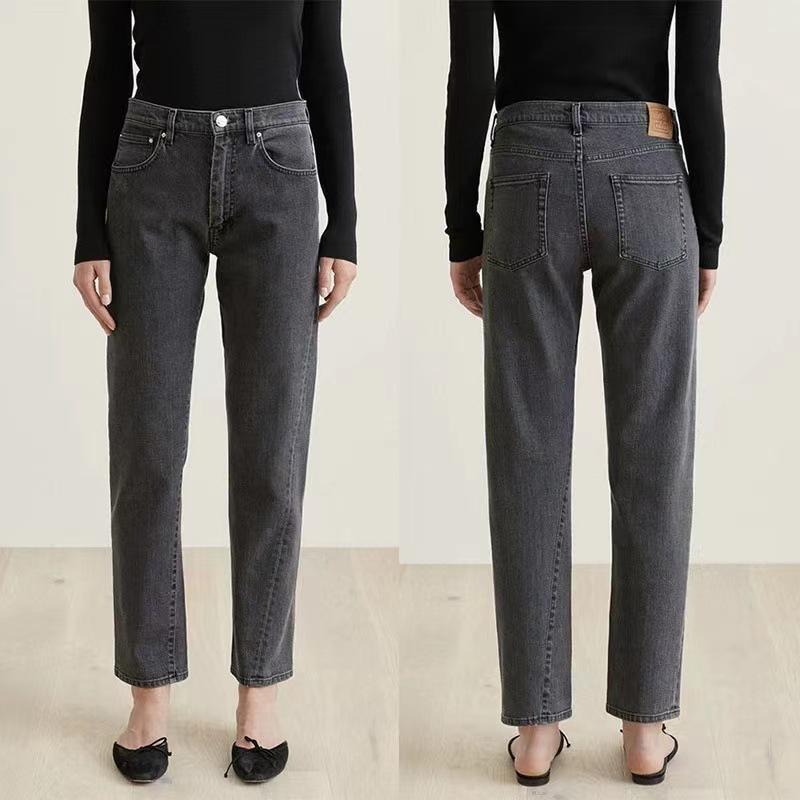 Pantalons & Jeans  Femme | Jean Toto Slim Gris Anthracite Femme ANTHRACITE