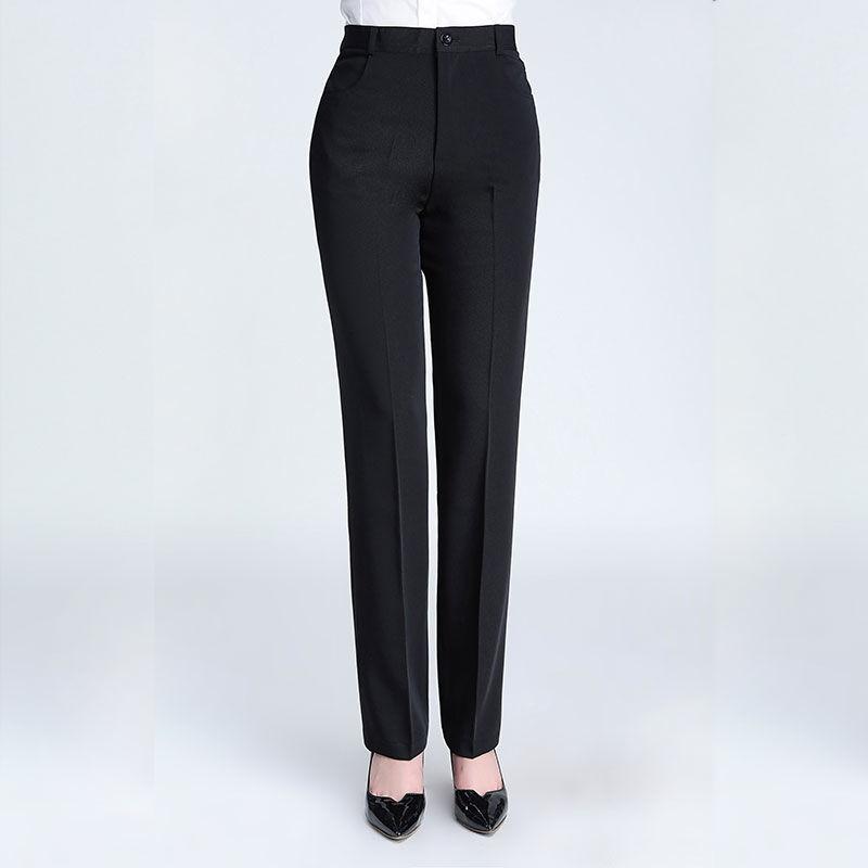 Pantalons & Jeans  Femme | Pantalon De Costume Slim En Laine Et Mohair Femme Femme