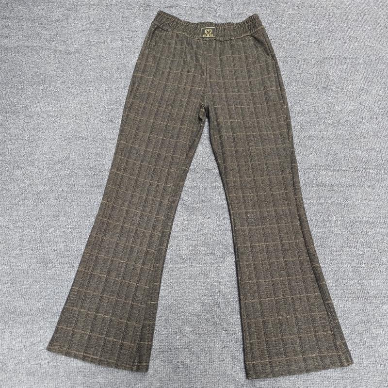 Pantalons & Jeans  Femme | Pantalon Droit En Tweed Femme CAMEL