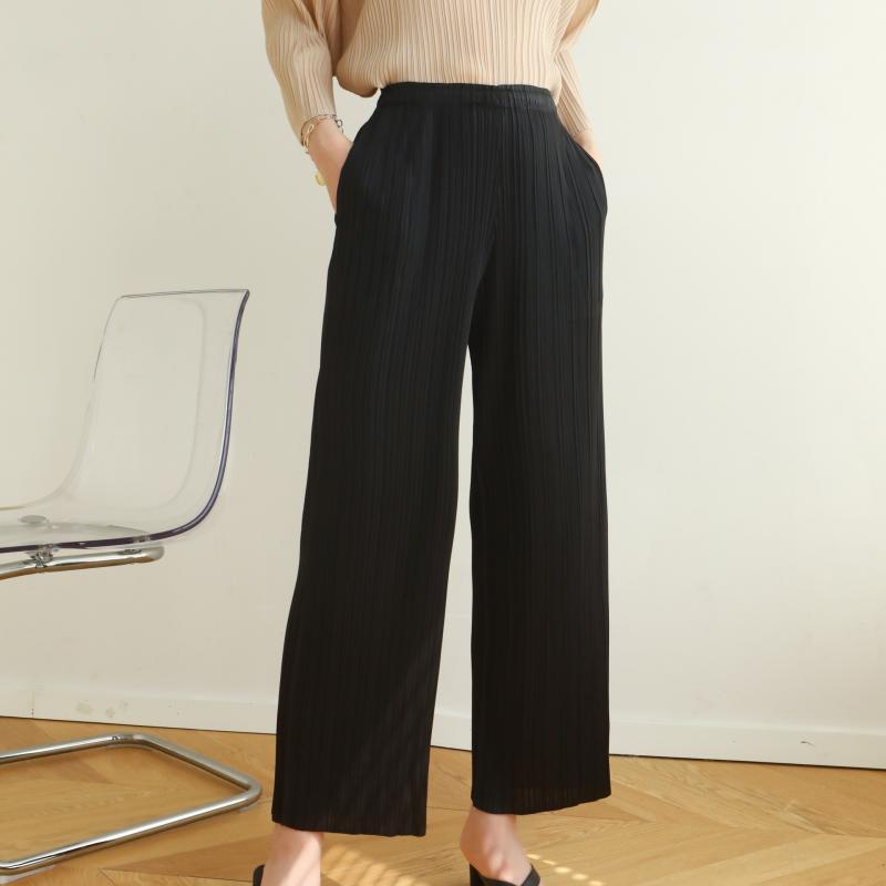 Pantalons & Jeans  Femme | Pantalon Fluide Plissé Volanté Femme Femme