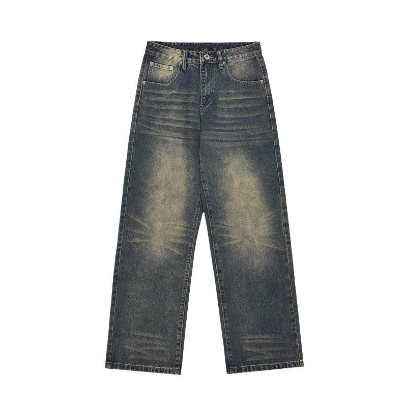 Pantalons & Jeans  Homme | Jean Regular Délavé Homme Blue Vintage - Denim