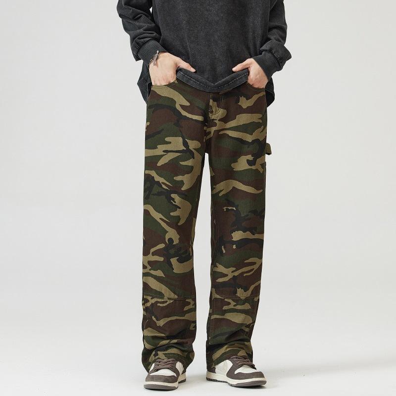 Pantalons & Jeans  Homme | Pantalon Cargo Camouflage Homme Camouflage kaki