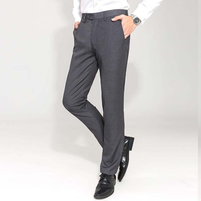 Pantalons & Jeans  Homme | Pantalon De Costume En Laine Homme GRIS CHINE