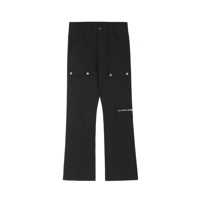 Pantalons & Jeans  Homme | Pantalon De Costume En Laine Avec Détails Poches Homme Homme