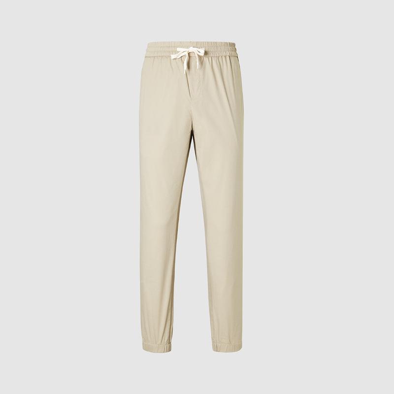 Pantalons & Jeans  Homme | Pantalon Droit Élastiqué Homme BEIGE CLAIR