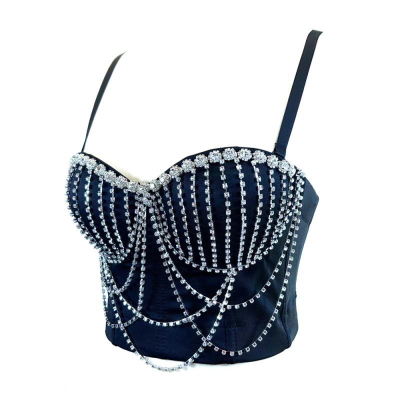 Pulls & Cardigans  Femme | Bustier À Strass Coquillages Femme Bleu