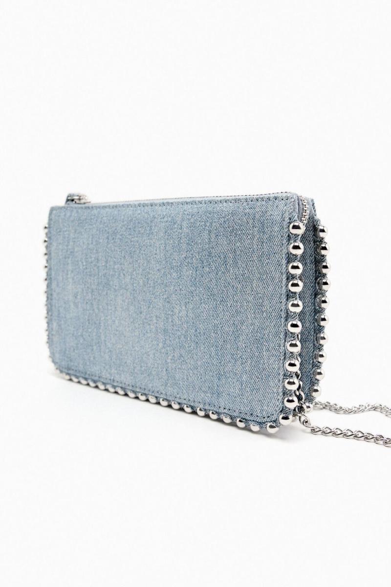 Sacs  Femme | Pochette  En Denim Accessoires BLEU MOYEN