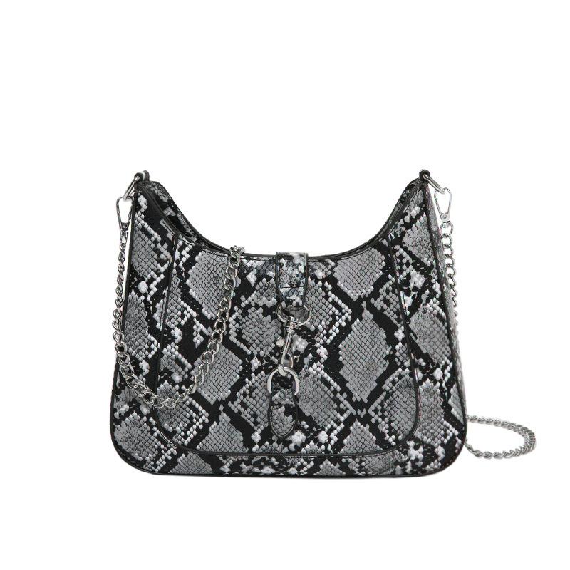 Sacs  Femme | Sac Voyou Chain Medium En Python Accessoires Femme