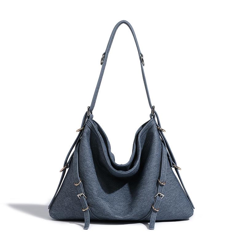 Sacs  Femme | Sac Voyou Medium En Denim Accessoires BLEU MOYEN