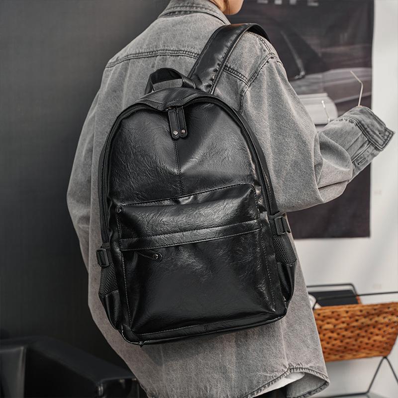 Sacs  Homme | Sac À Dos Essential U Oversize En Cuir Grainé Accessoires Homme