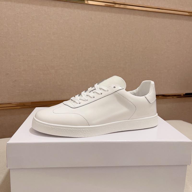 Sneakers  Homme | Sneakers Town En Cuir Chaussures BLANC