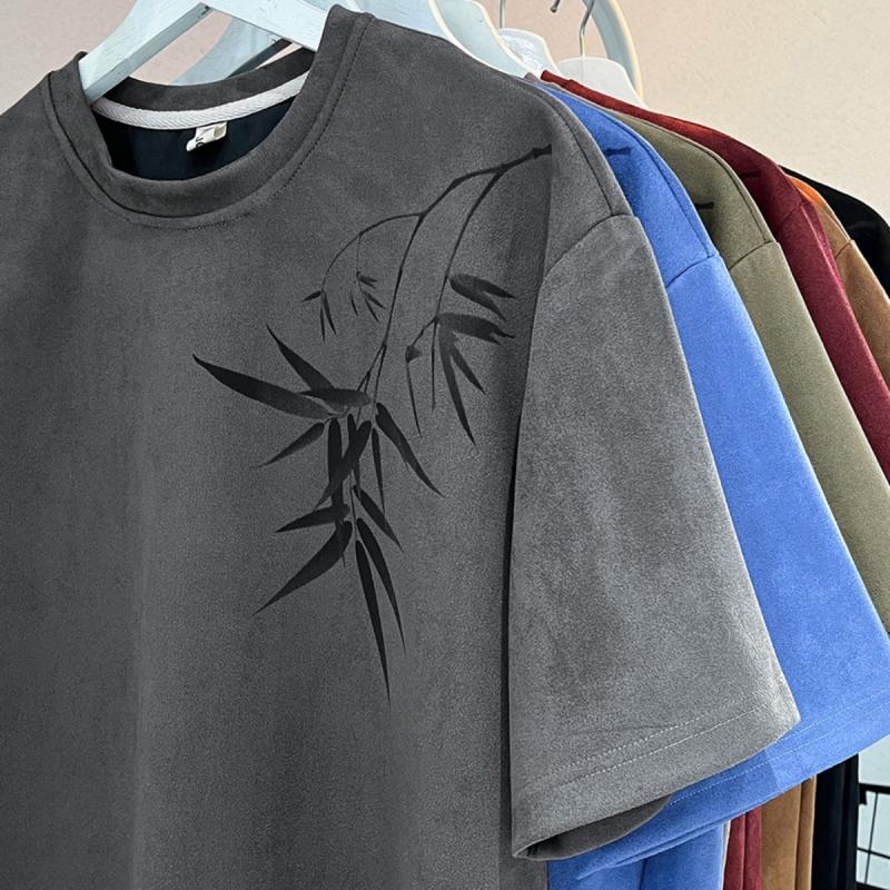 T-Shirts & Polos  Homme | Tee-Shirt Oversize Fleur Homme CHOCOLAT