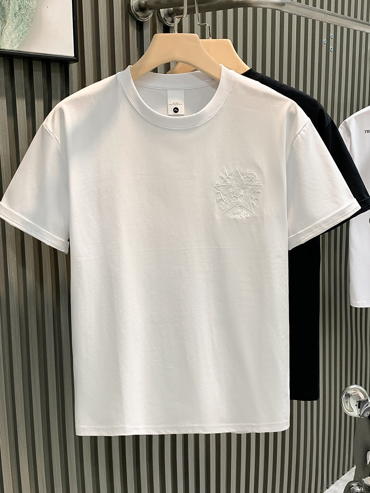 T-Shirts & Polos  Homme | Tee-Shirt Oversize Fleur Homme Baby Blue