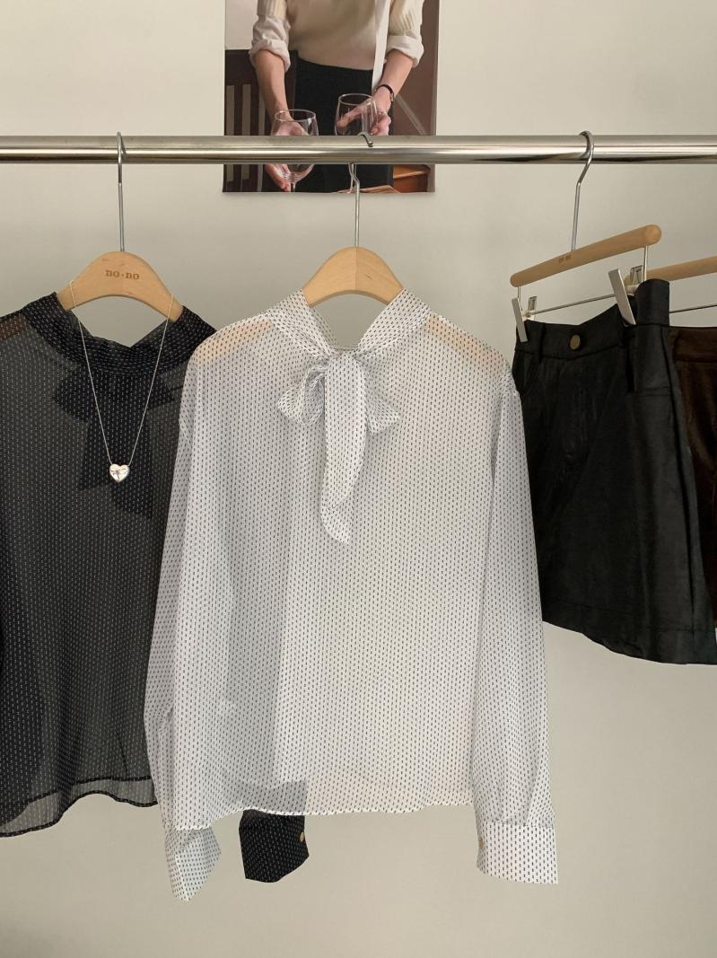 Tops & Chemises  Femme | Blouse Lavallière Carreaux Fluide Femme Femme