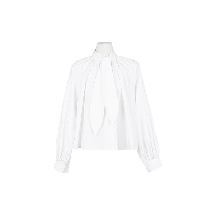 Tops & Chemises  Femme | Chemise À Manches Volumineuses Femme BLANC