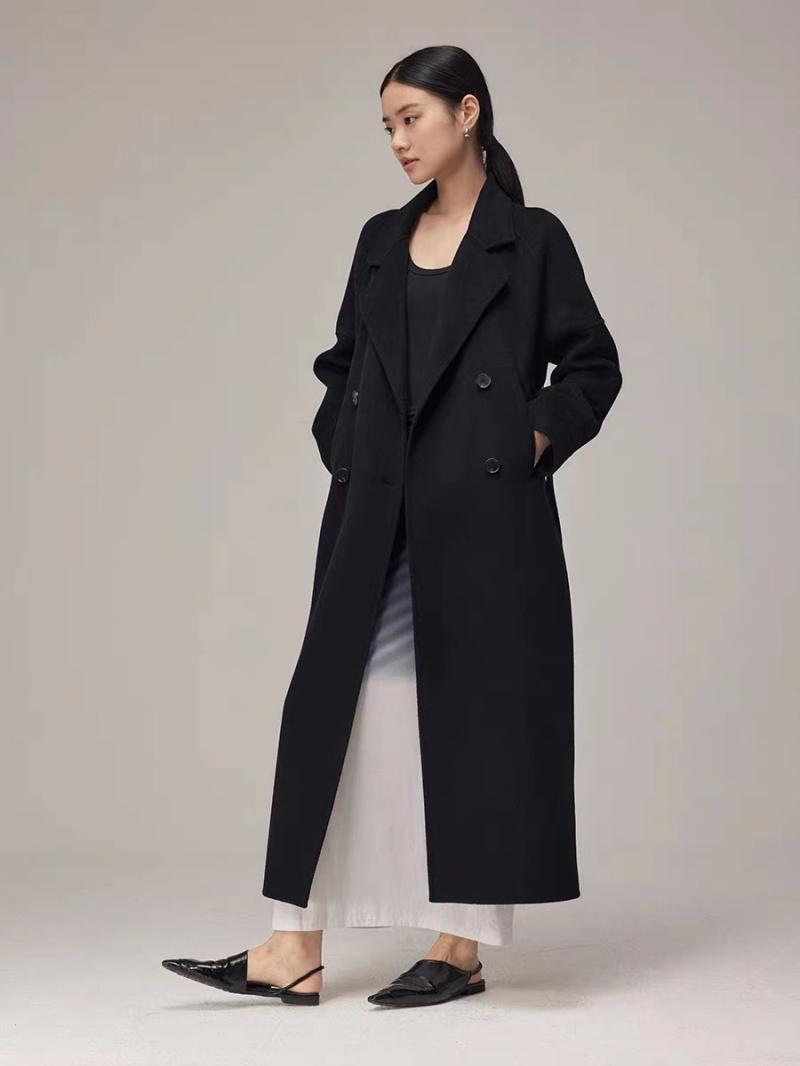 Vestes & Manteaux  Femme | Manteau Laine Esprit Trench-Coat Femme Femme