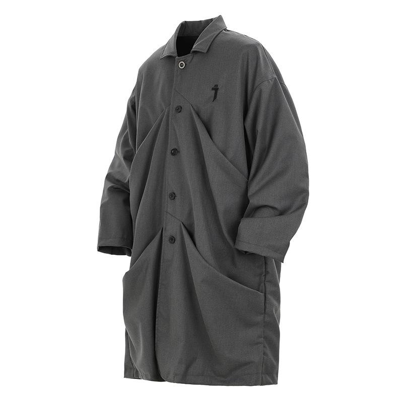 Vestes & Manteaux  Homme | Parka En Laine À Détail 4G Homme GRIS MELANGE