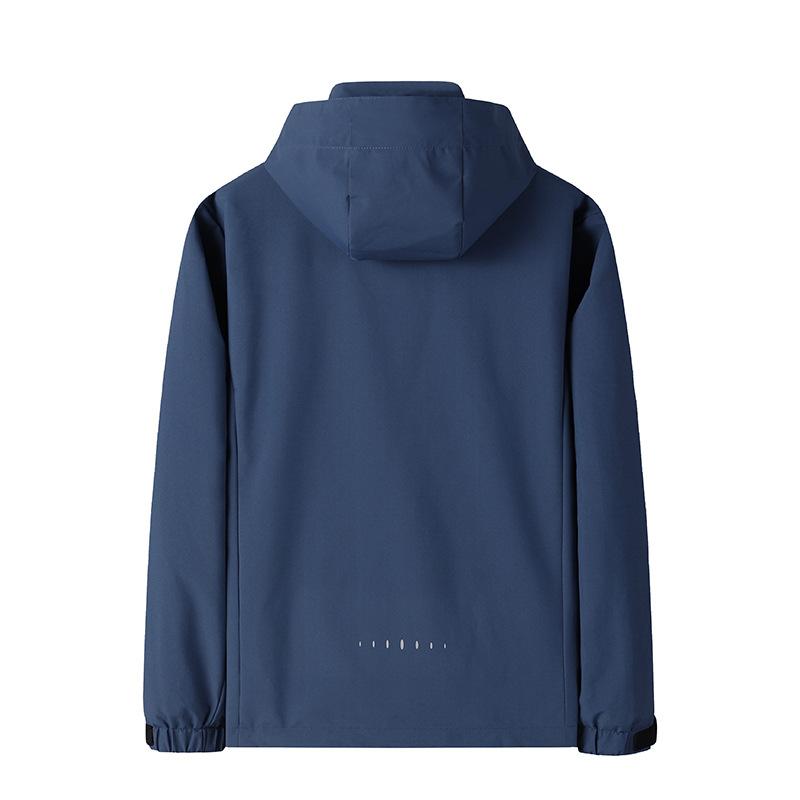 Manteaux & Blousons  Homme | Blouson À Capuche Homme Bleu Prusse