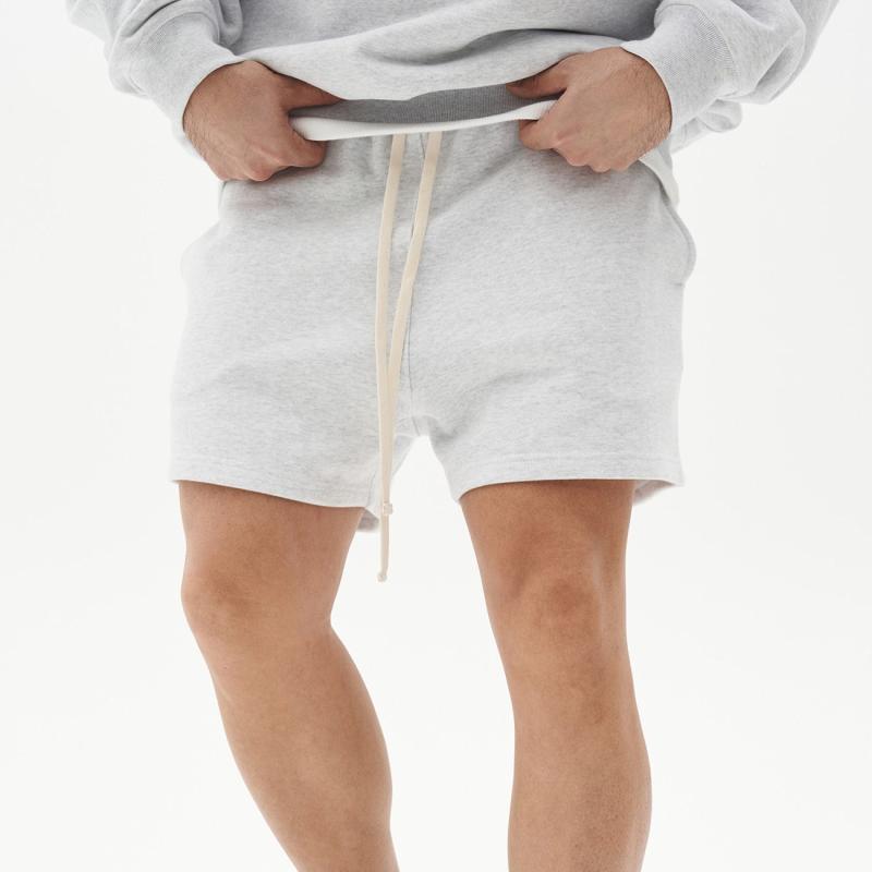 Pantalons & Jeans  Homme | Short En Coton Homme BEIGE CLAIR